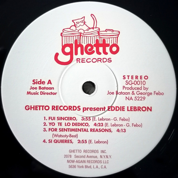 Eddie LeBron - Ghetto Records Presents.... Eddie Lebron | Now-Again Records (NA5229-LP) - 3