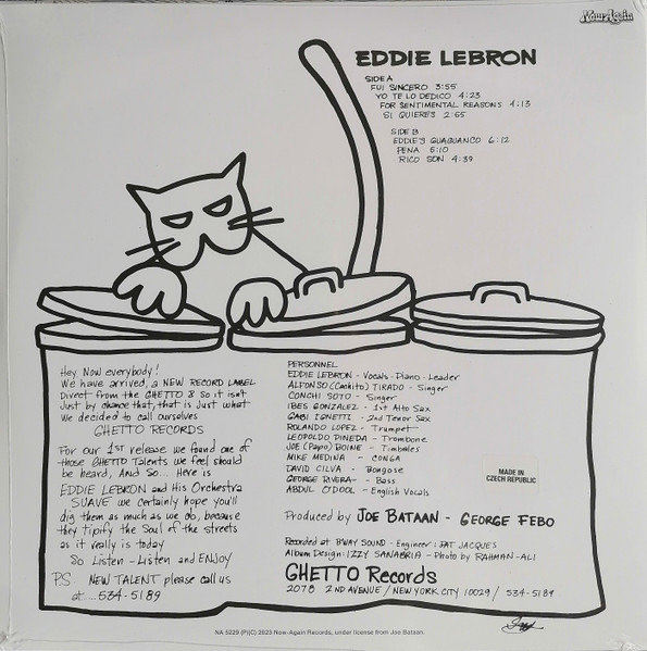 Eddie LeBron - Ghetto Records Presents.... Eddie Lebron | Now-Again Records (NA5229-LP) - 2