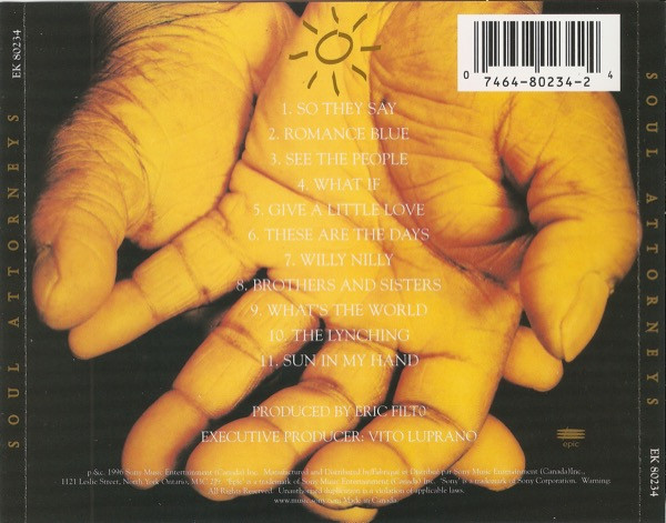 Soul Attorneys - Soul Attorneys | Epic (EK 80234) - 4 Soul Attorneys - Soul Attorneys | Epic (EK 80234) - 4