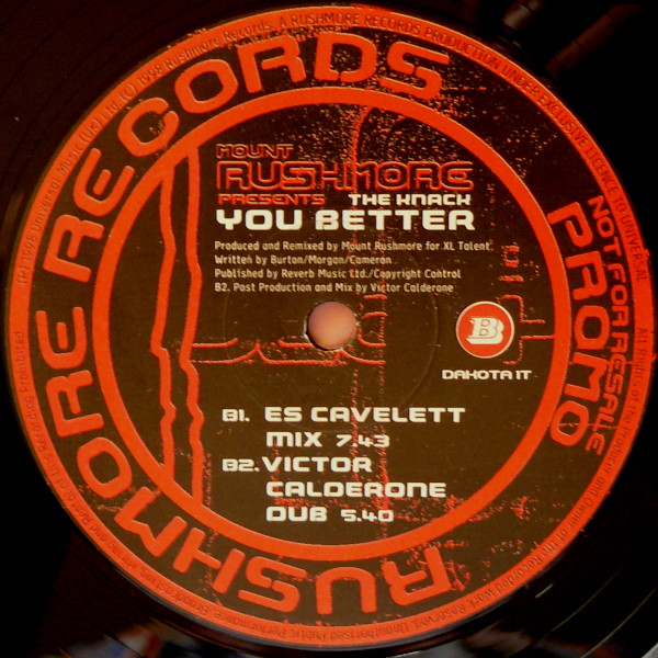 Mount Rushmore Presents The Knack - You Better | Rushmore Records (DAKOTA 1T) - 4