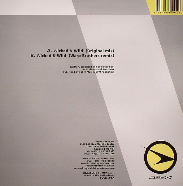 Mac & Mac - Wicked & Wild | Jinx Records (JX-H-710) - 2 Mac & Mac - Wicked & Wild | Jinx Records (JX-H-710) - 2