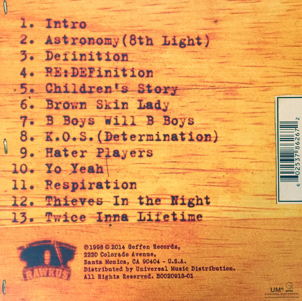 Black Star - Mos Def & Talib Kweli Are Black Star | Rawkus (B0020913-01) - 2