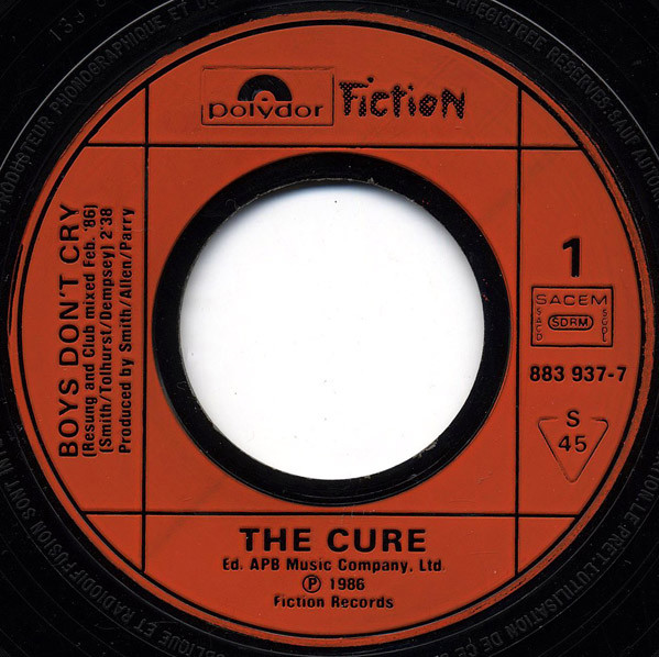 The Cure - Boys Don't Cry (New Voice • New Mix) | Polydor (883 937-7) - 3