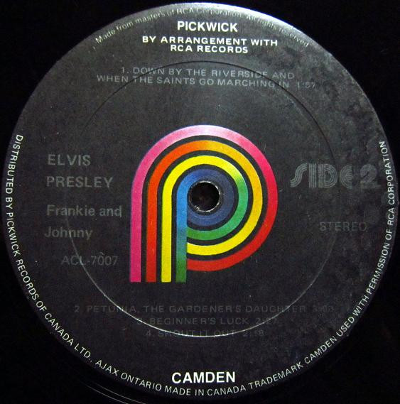 Elvis Presley - Frankie & Johnny [Vinyl] | Pickwick (ACL-7007) - 4
