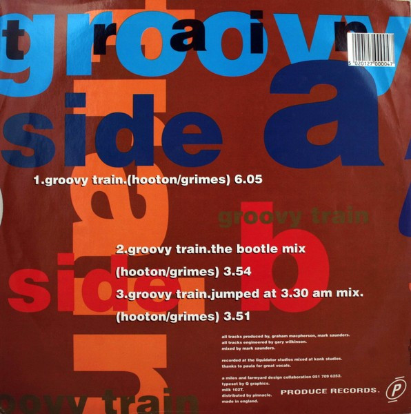 The Farm - Groovy Train | Produce Records (milk 102T) - 2