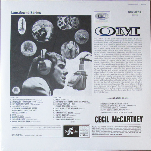 Cecil McCartney - OM | Lost Century Records (SCX 6283) - 2 Cecil McCartney - OM | Lost Century Records (SCX 6283) - 2