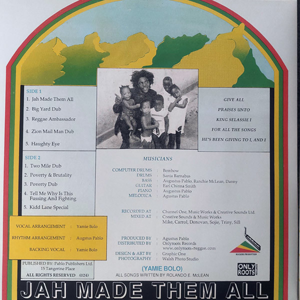 Yami Bolo - Jah Made Them All | Rockers International (none) - 2