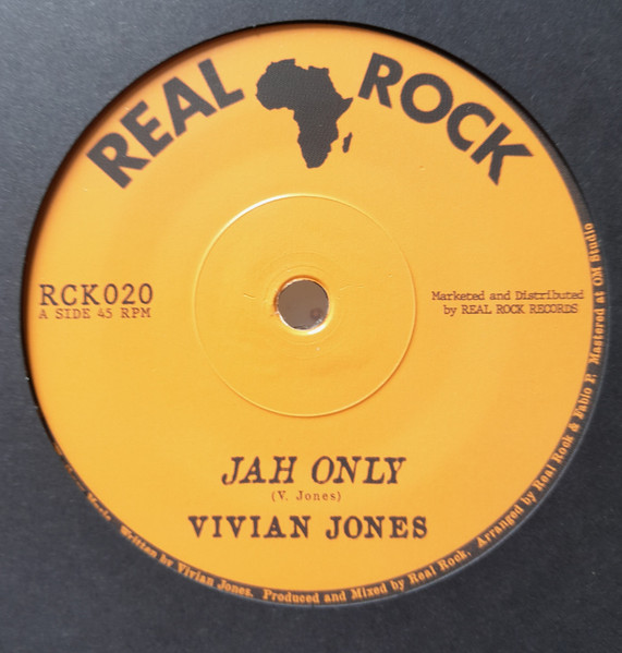 Vivian Jones , The Rockers Disciples - Jah Only | Real Rock (RCK020) - main
