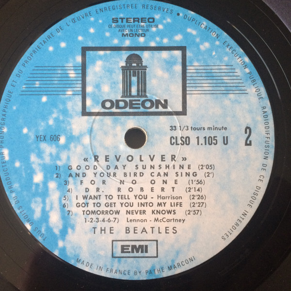 The Beatles - Revolver | Odeon (CLSO 1105) - 4 The Beatles - Revolver | Odeon (CLSO 1105) - 4