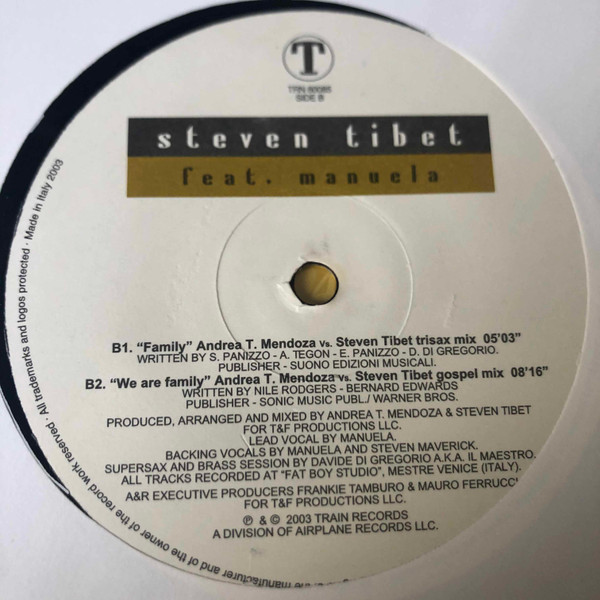 Steven Tibet feat. Manuela - We Are Family | Train! Records (TRN 60085)
