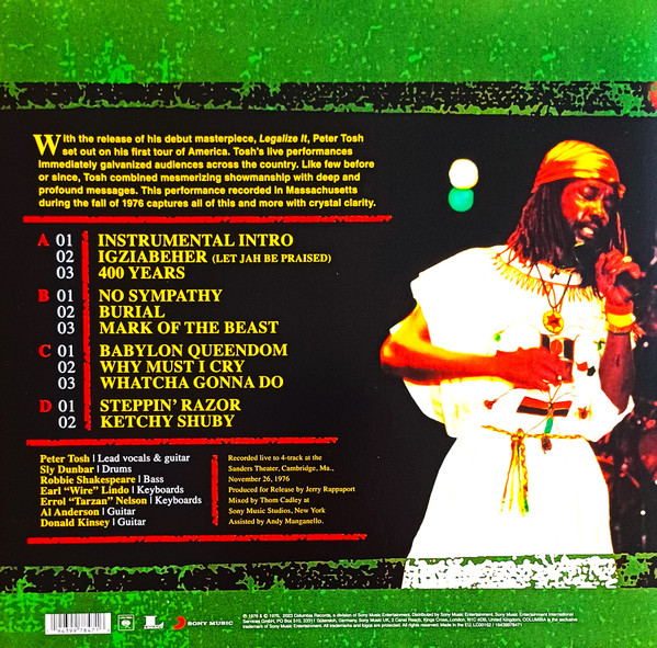 Peter Tosh - Live & Dangerous: Boston 1976 | Columbia (19439978471) - 2 Peter Tosh - Live & Dangerous: Boston 1976 | Columbia (19439978471) - 2