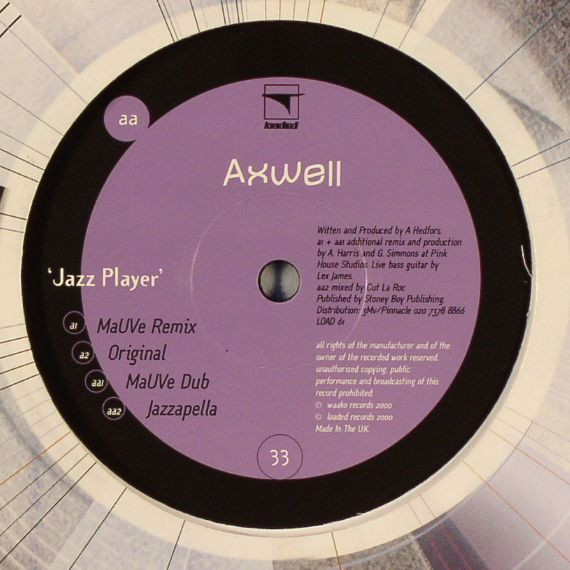 Axwell - Jazz Player | Loaded Records (LOAD 61)