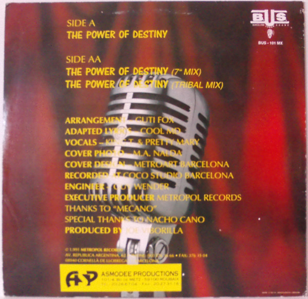 Viborilla Featuring King Tee - The Power Of Destiny | Barcelona Urban Sound (BUS - 101 MX) - 2 Viborilla Featuring King Tee - The Power Of Destiny | Barcelona Urban Sound (BUS - 101 MX) - 2