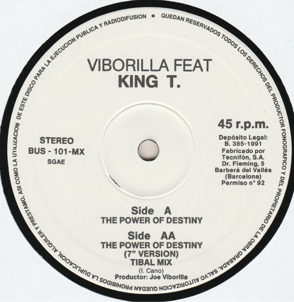 Viborilla Featuring King Tee - The Power Of Destiny | Barcelona Urban Sound (BUS - 101 MX) - 3 Viborilla Featuring King Tee - The Power Of Destiny | Barcelona Urban Sound (BUS - 101 MX) - 3