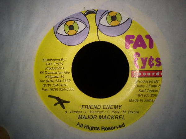 Major Mackerel - Friend Enemy | Fat Eyes Records (none)