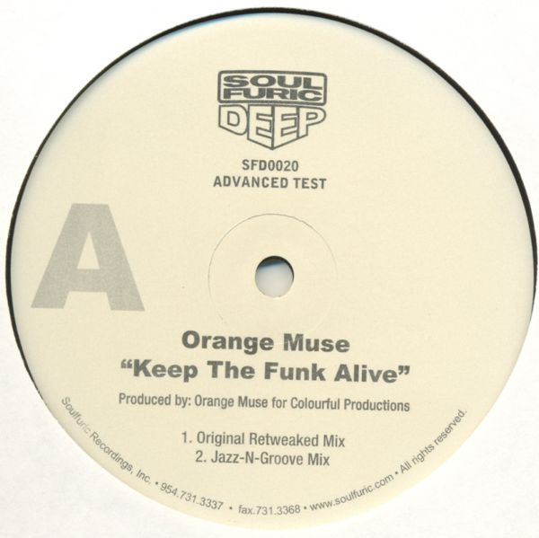 Orange Muse - Keep The Funk Alive | Soulfuric Deep (SFD0020)
