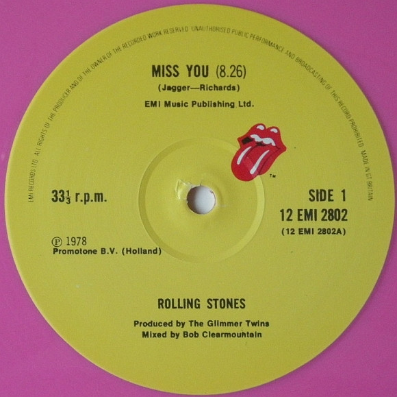 The Rolling Stones - Miss You | Rolling Stones Records (12 EMI 2802) - 3 The Rolling Stones - Miss You | Rolling Stones Records (12 EMI 2802) - 3