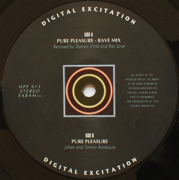 Digital Excitation - Pure Pleasure - Mixes | Mikki House (HPF 913) - 3