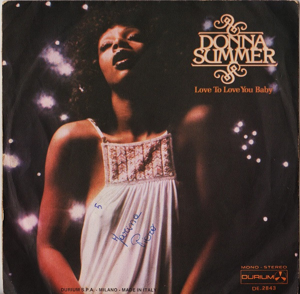 Donna Summer - Love To Love You Baby | Durium (DE. 2843) - 2