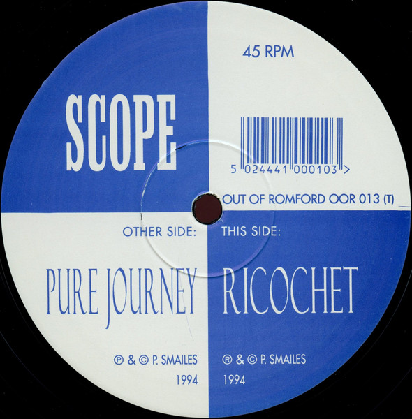Scope - Ricochet / Pure Journey | Out Of Romford Records (OOR 013)
