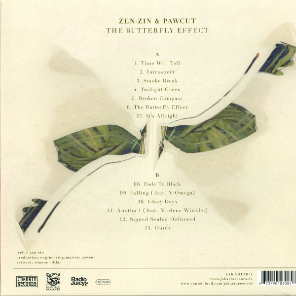 Zen-Zin & Pawcut - The Butterfly Effect | Jakarta Records (JAKARTA071) - 2