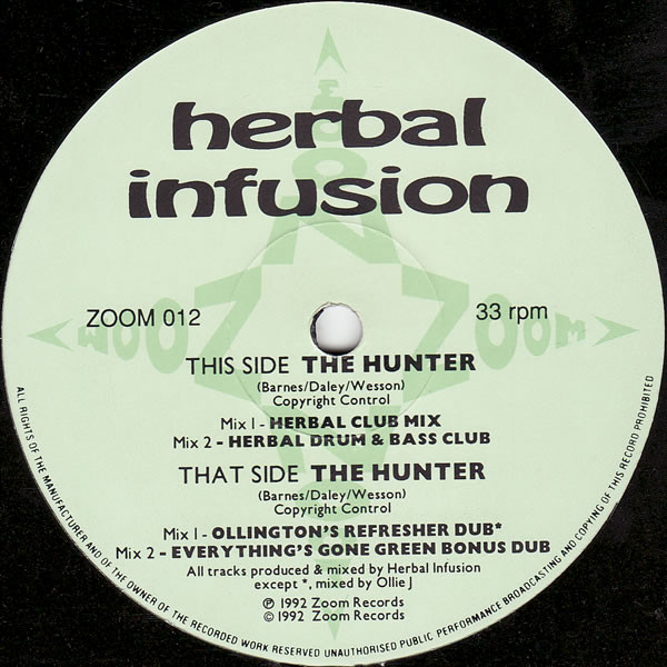 Herbal Infusion - The Hunter | Zoom Records (ZOOM 012) - 3