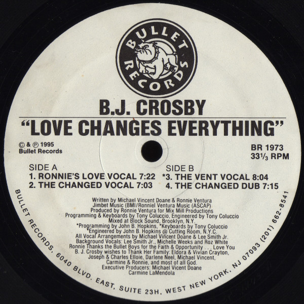 B.J. Crosby - Love Changes Everything | Bullet Records (BR 1973) - 2 B.J. Crosby - Love Changes Everything | Bullet Records (BR 1973) - 2