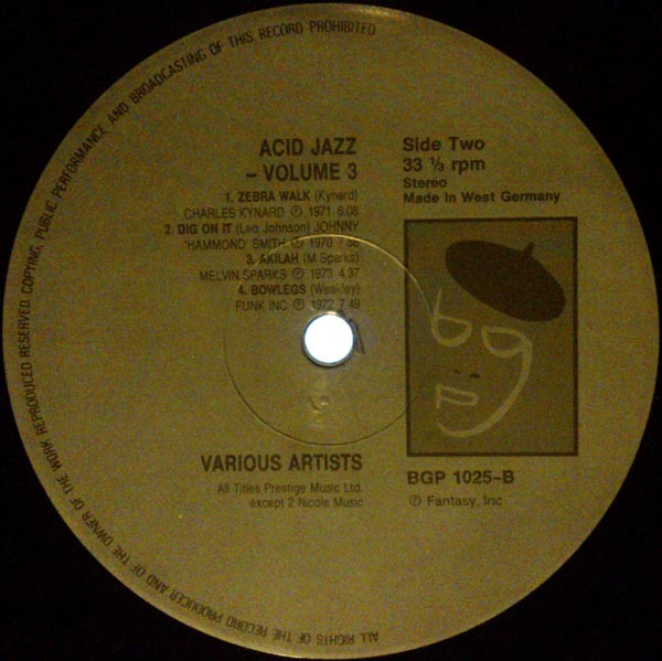 Various - Acid Jazz Vol. 3 | BGP Records (BGP 1025) - 4