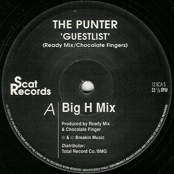 The Punter - Guestlist | Scat Records (12 SCA 5) - 2 The Punter - Guestlist | Scat Records (12 SCA 5) - 2