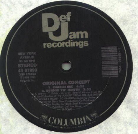 Original Concept - Charlie Sez / Runnin Yo' Mouth | Def Jam Recordings (44 07899)