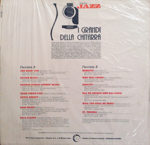 Various - I Grandi Della Chitarra | Musica Jazz (2 MJP 1006) - 2