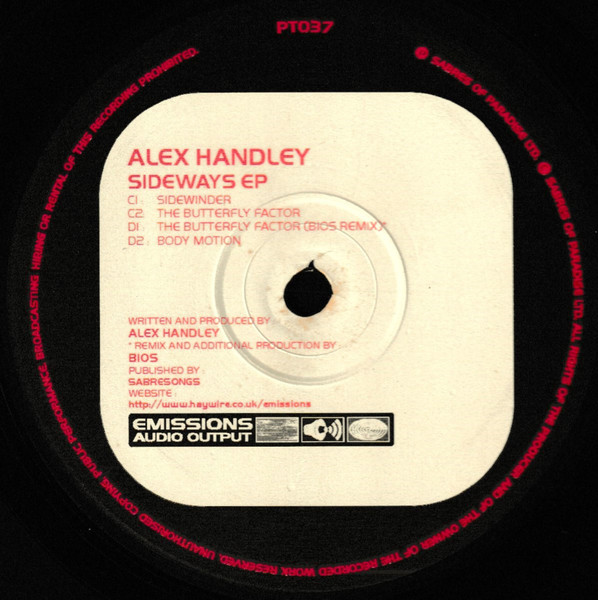 Alex Handley - Sideways EP | Emissions Audio Output (PT037) - 3