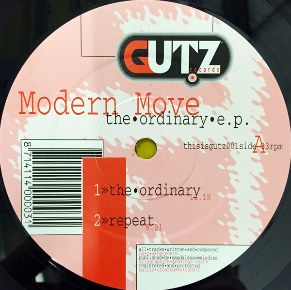 Modern Move - The Ordinary E.P. | Gutz Records (Gutz 001)