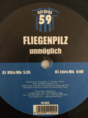 Fliegenpilz - Unmöglich | 59 Records (FN 666)