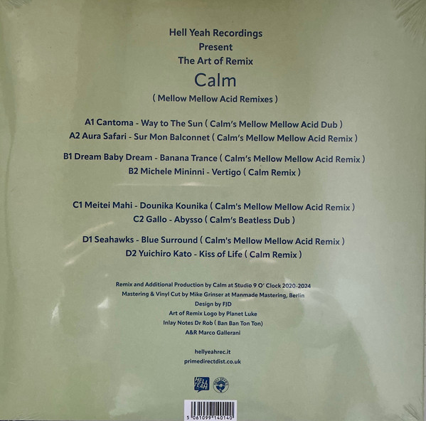 Calm - The Art Of Remix - Calm (Mellow Mellow Acid Remixes) | Hell Yeah Recordings (HYR7300) - 2