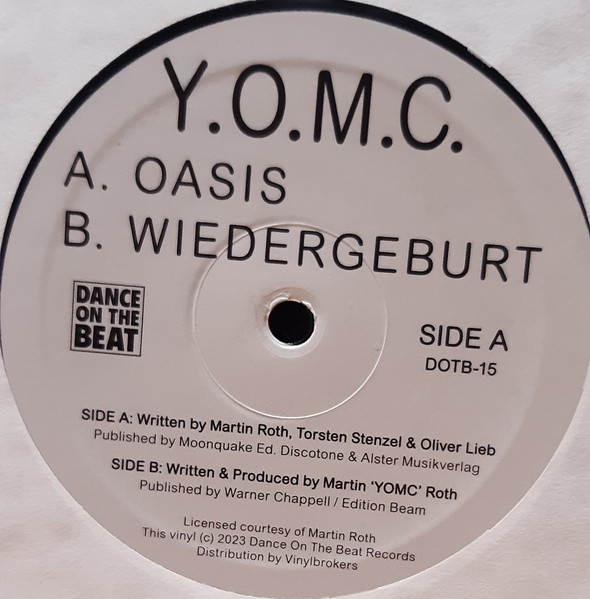 Y.O.M.C. - Oasis / Wiedergeburt | Dance On The Beat (DOTB-15) - 2