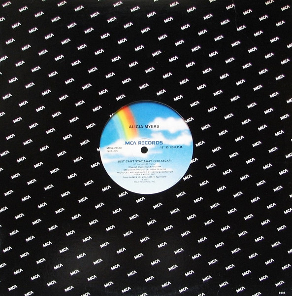 Alicia Myers - Just Can't Stay Away / Appreciation | MCA Records (MCA-23530) - main