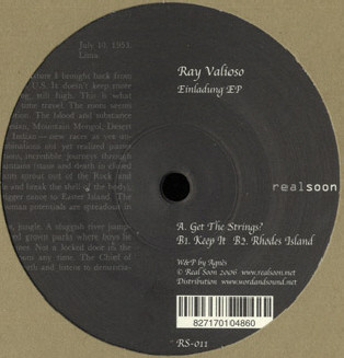 Ray Valioso - Einladung EP | Real Soon (RS-011) - main Ray Valioso - Einladung EP | Real Soon (RS-011) - main