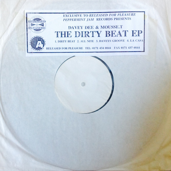 Davey Dee & Mousse T. - Dirty Beat EP | Peppermint Jam (PJMS 009)