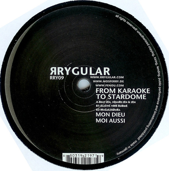 From Karaoke To Stardom - Mon Dieu Moi Aussi | Rrygular (RRY09)