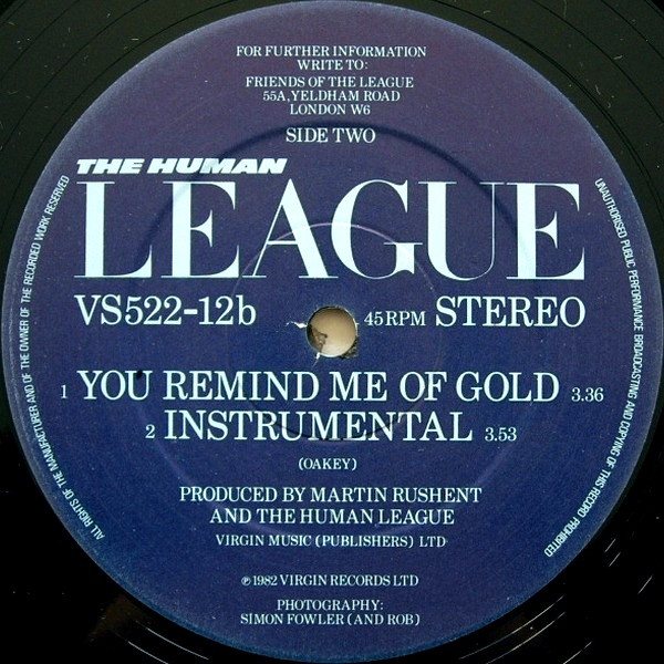 The Human League - Mirror Man | Virgin (VS522-12) - 4 The Human League - Mirror Man | Virgin (VS522-12) - 4