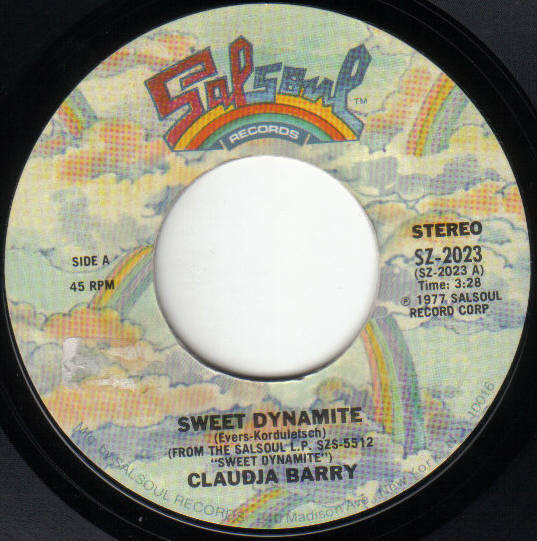 Claudja Barry - Sweet Dynamite | Salsoul Records (SZ-2023) Claudja Barry - Sweet Dynamite | Salsoul Records (SZ-2023)