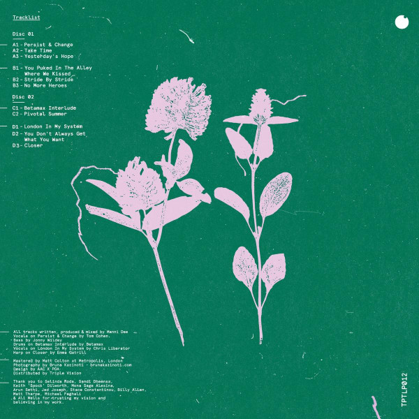 Manni Dee - A Low Level Love | Perc Trax (TPTLP012) - 2