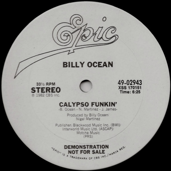 Billy Ocean - Calypso Funkin' | Epic (49-02943)