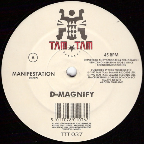 D-Magnify - Manifestation | Tam Tam Records (TTT 037)