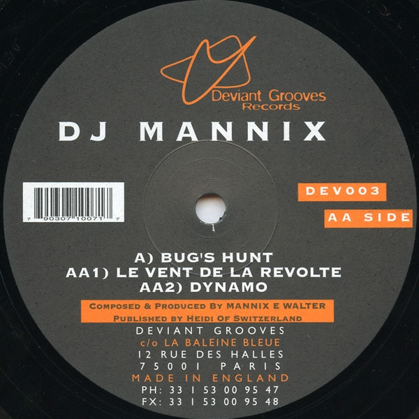 Mannix - Bug's Hunt | Deviant Grooves Records (DEV003)