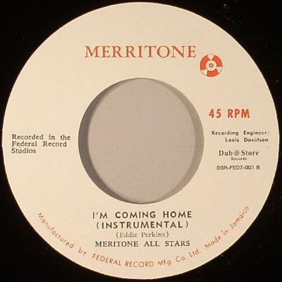 Eddie Parkins With The Merritone All Stars - I'm Coming Home | Merritone (DSR-FED7-001) - 2