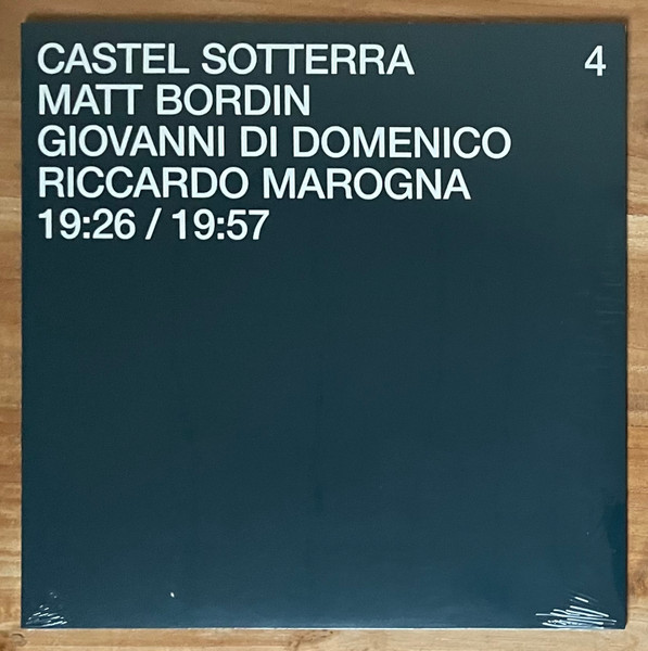 Matteo Bordin , Giovanni Di Domenico , Riccardo Marogna - Bordin / Di Domenico / Marogna | Castel Sotterra (CAS004) - main
