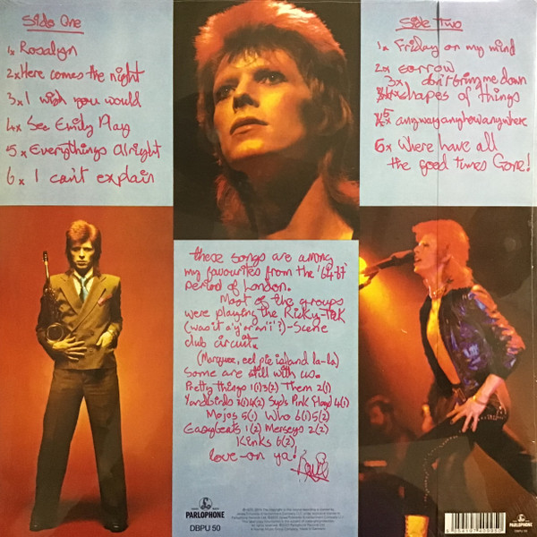 David Bowie - Pinups | Parlophone (DBPU 50) - 2