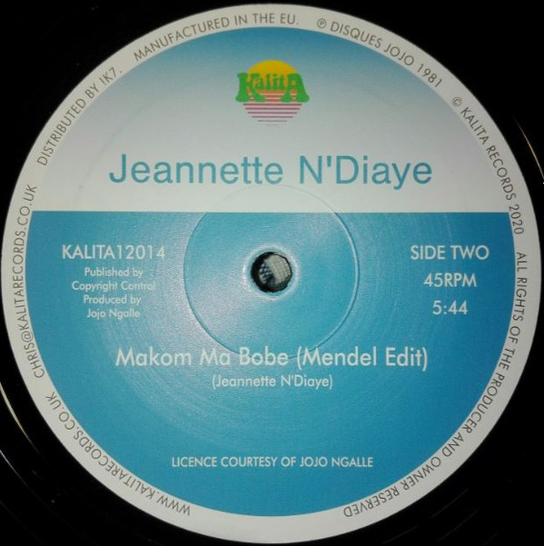 Jeannette Ndiaye - Makom Ma Bobe | Kalita Records (KALITA12014) - 3